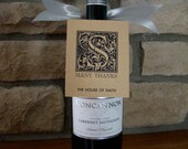 Personalized Bottle Tags - Many Thanks Set of Six