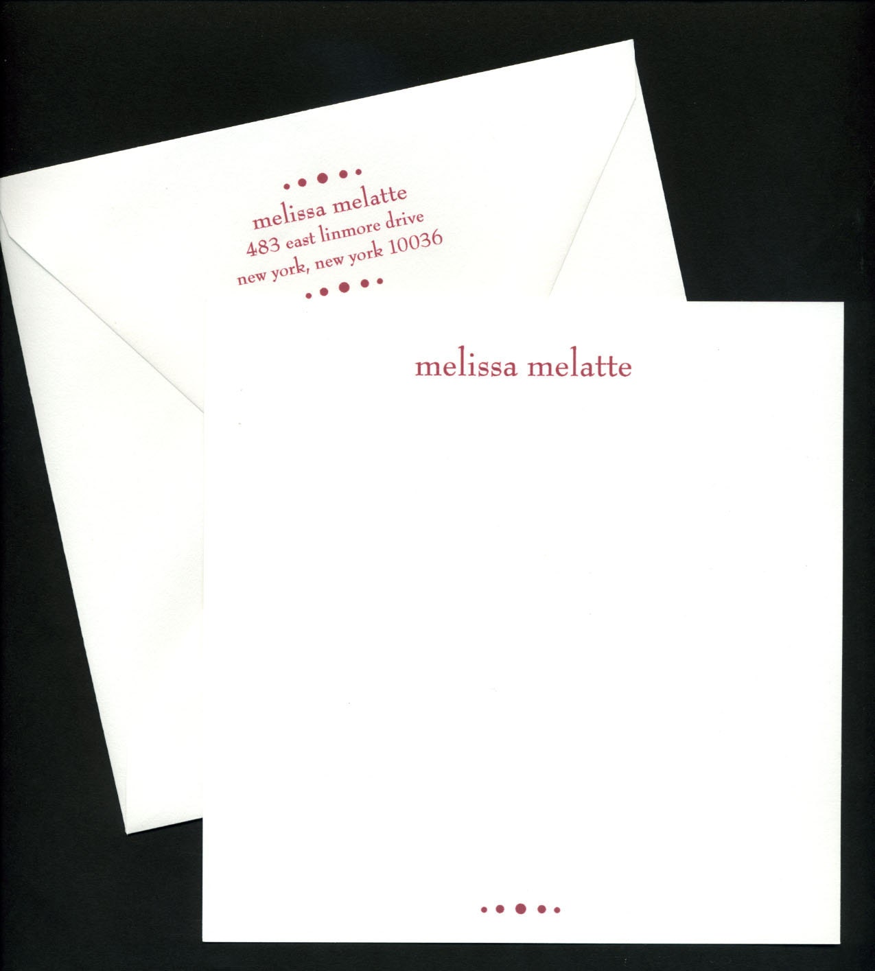 Personalized Stationery - Set of 12