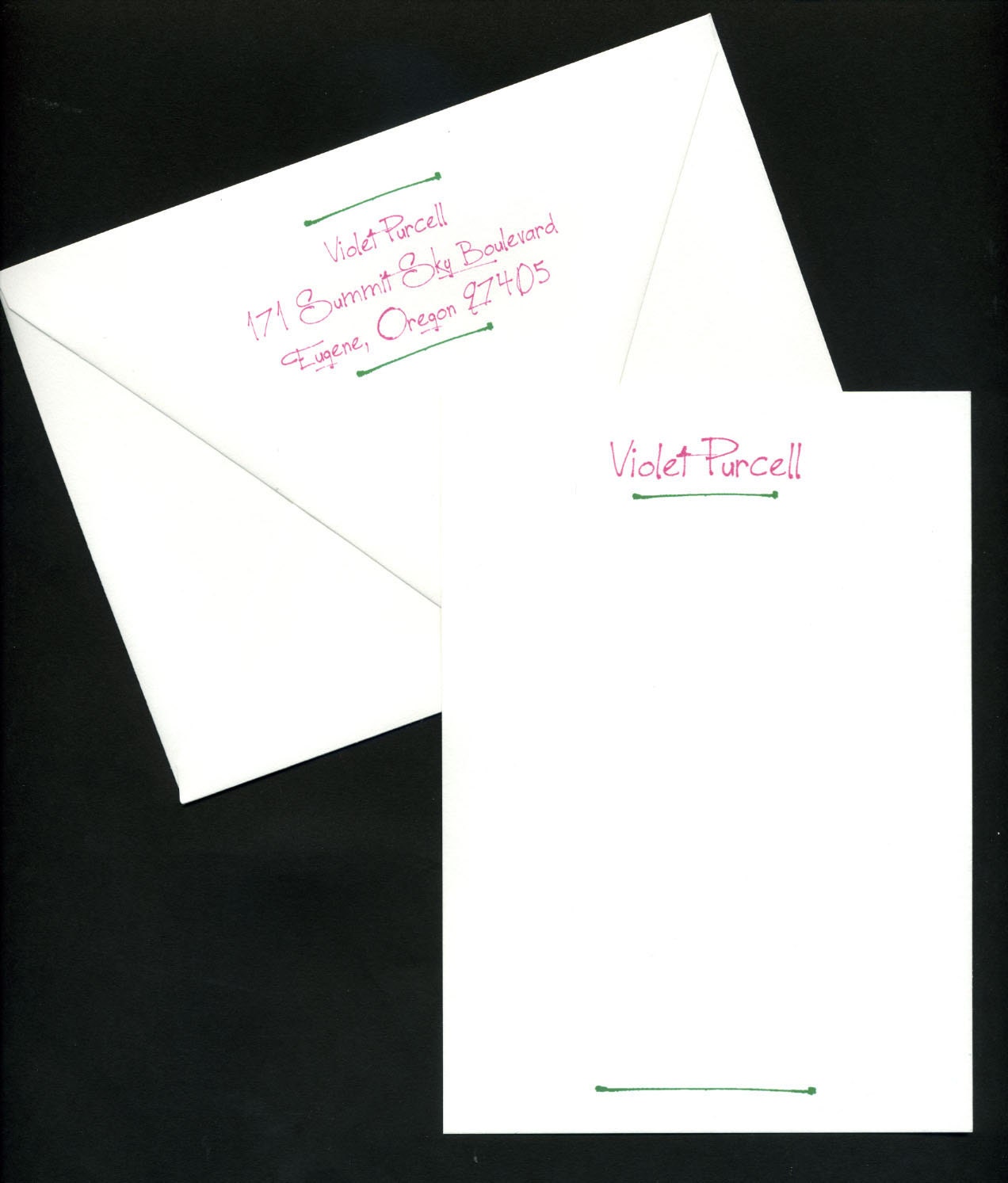 Personalized Stationery - Set of 25