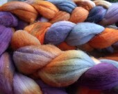 4.25 oz Hand Painted Merino Top in Superstition