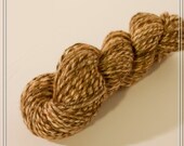 Handspun Hand Dyed CVM Merino Nylon DK-Worsted Yarn 50g - CHESTNUT