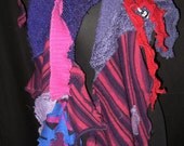fUnKy chunky Scarf in Purple and pink