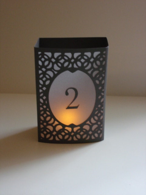 Custom Order for Butterflii - 6 Anna Box Luminaries Black