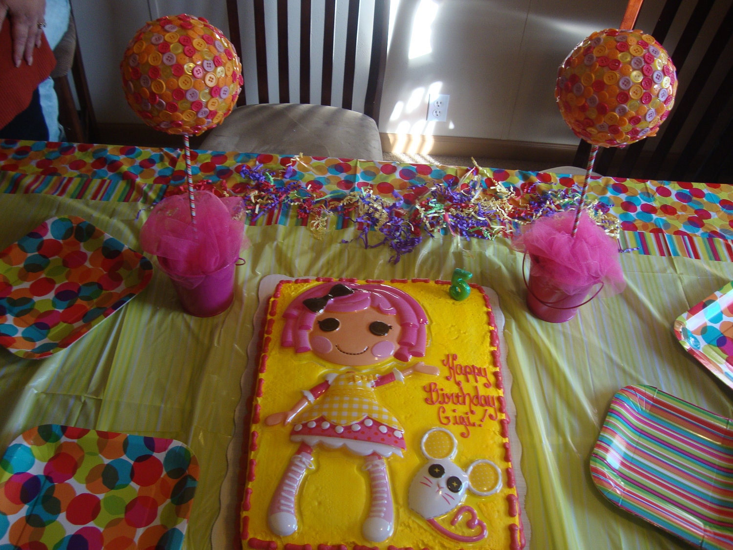 Lalaloopsy Button Center Pieces