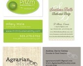 Custom Business Card Design - One or Two sided