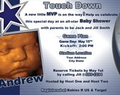 Custom Dallas Cowboys Football Baby Shower Invite