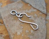 Antique Silver Hook and Eye 3 sets -  Trinity Brass LOW SHIPPING
