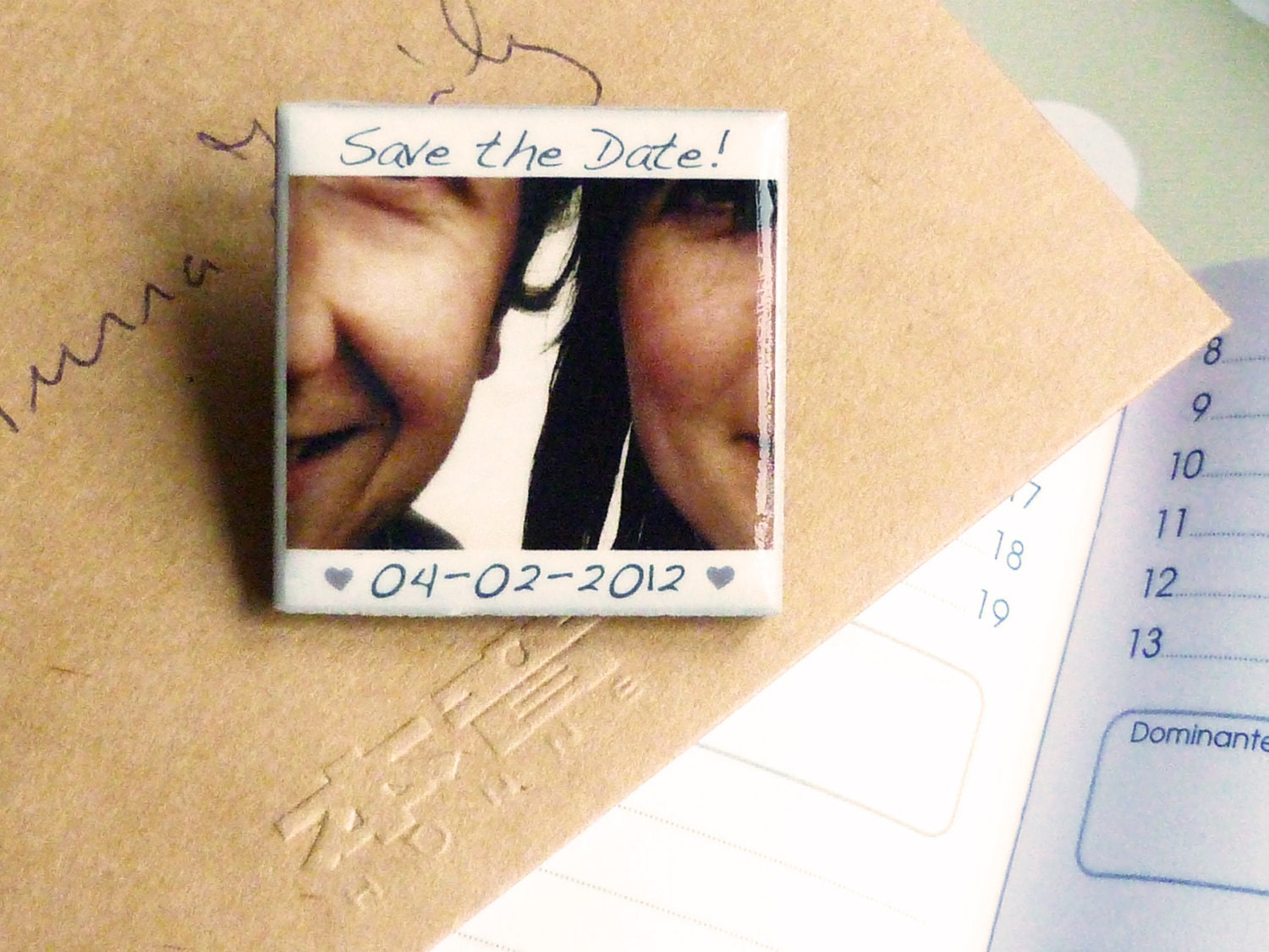TIMES TWO, Save-The-Date, 35 Fridge Magnets