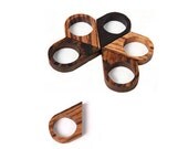 Polaris Wood Ring - Small size 6.5 Bocote