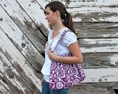 The Melanie Bag - Amethyst Heirloom print