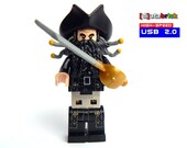 8 GB USB Flash Drive in a complete original Lego Minifigure Evil Pirate