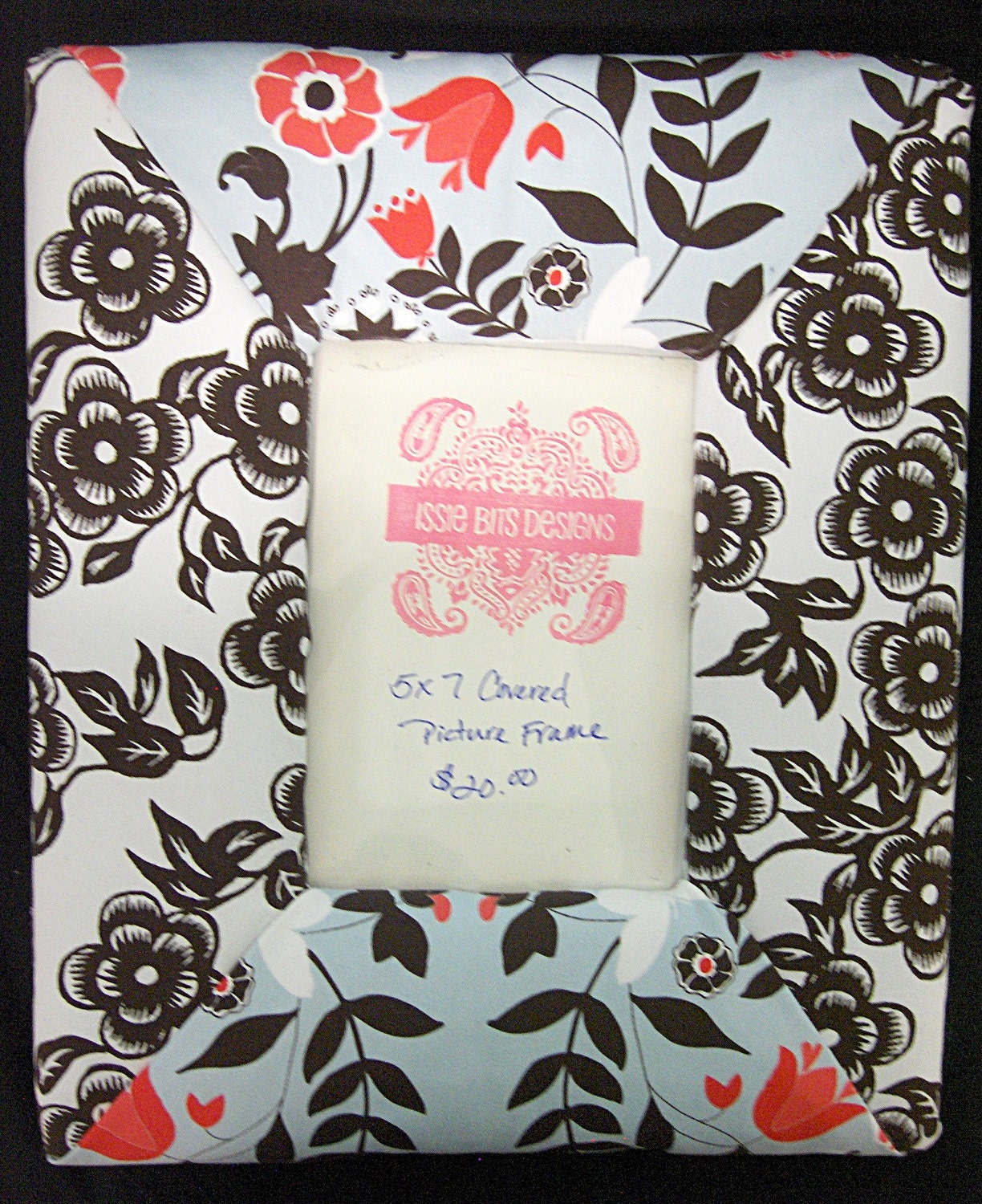Foliage 5x7 Covered Picture Frame (Ready to Ship)