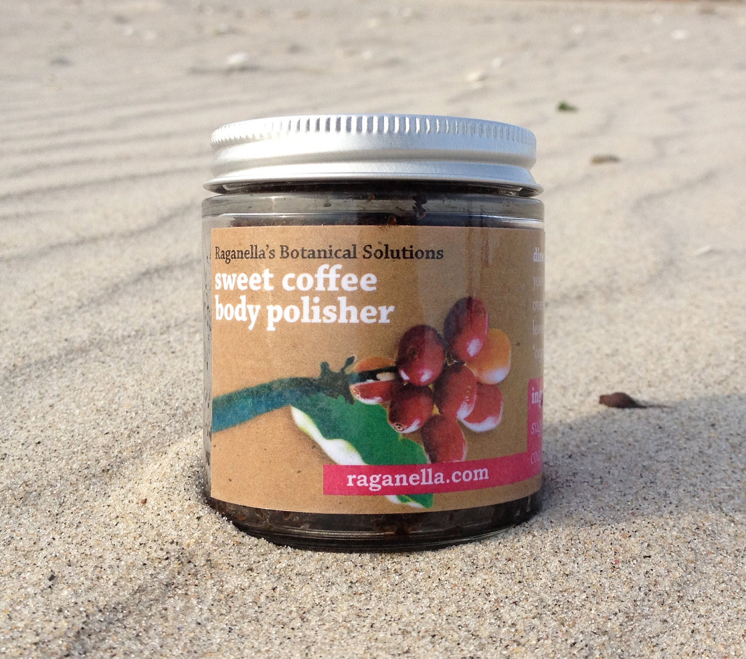 sweet coffee body polisher - organic, fair trade - 4 oz