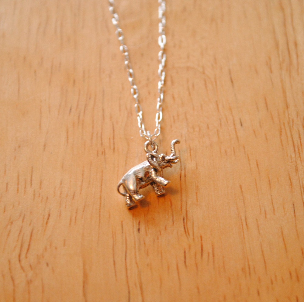 Edward the Elephant - Sterling Silver Charm Necklace