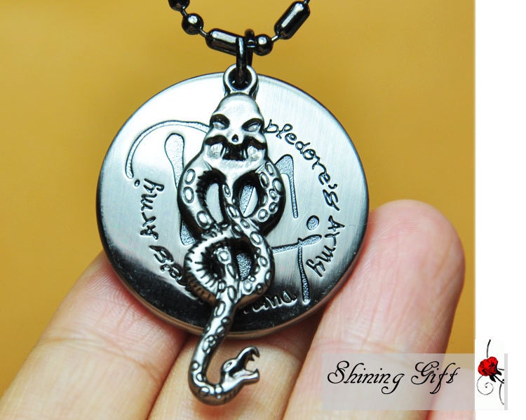 Harry potter Necklace,Dumbledore's Army and Snake