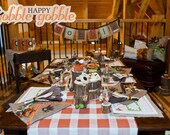 HAPPY GOBBLE Day Printables - Thanksgiving Design Collection - DIY Holiday Printable Package Il_170x135