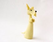 Wheaten Terrier Figurine (Glows in the Dark) by Bonjour Poupette