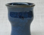 Blue Goblet Wheel Thrown Stoneware Pottery