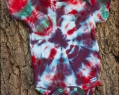 LUCKY - Tie Dye Organic Cotton Onesie - Size 3 to 6 Months