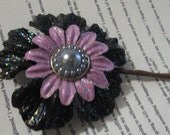 Lomasi Paper Flower Bobby Pins - Set of Two