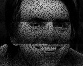 Carl Sagan - 11x14 Typographical Portrait Fine Art Print