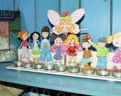 Chanukah Menorah - Children of the world Hanukia - One Of a Kind