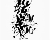 Calligraphy Alphabet Study Redis I