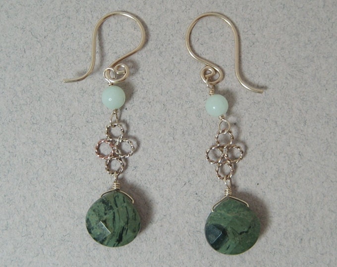 Twisted filigree drop earrings 2