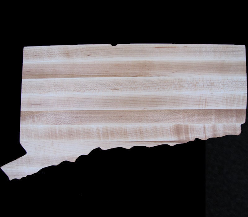 Woodbob.com Connecticut State Shaped Cutting Boards