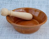 Creamy Orange Mortar Wheel Thrown Pottery