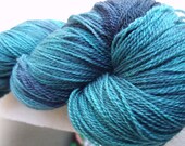 SuperWash Merino 2-ply Laceweight Yarn in Semi-Solid Teal