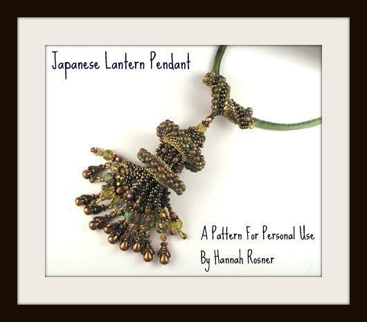 beading pattern advanced pendant tutoral
