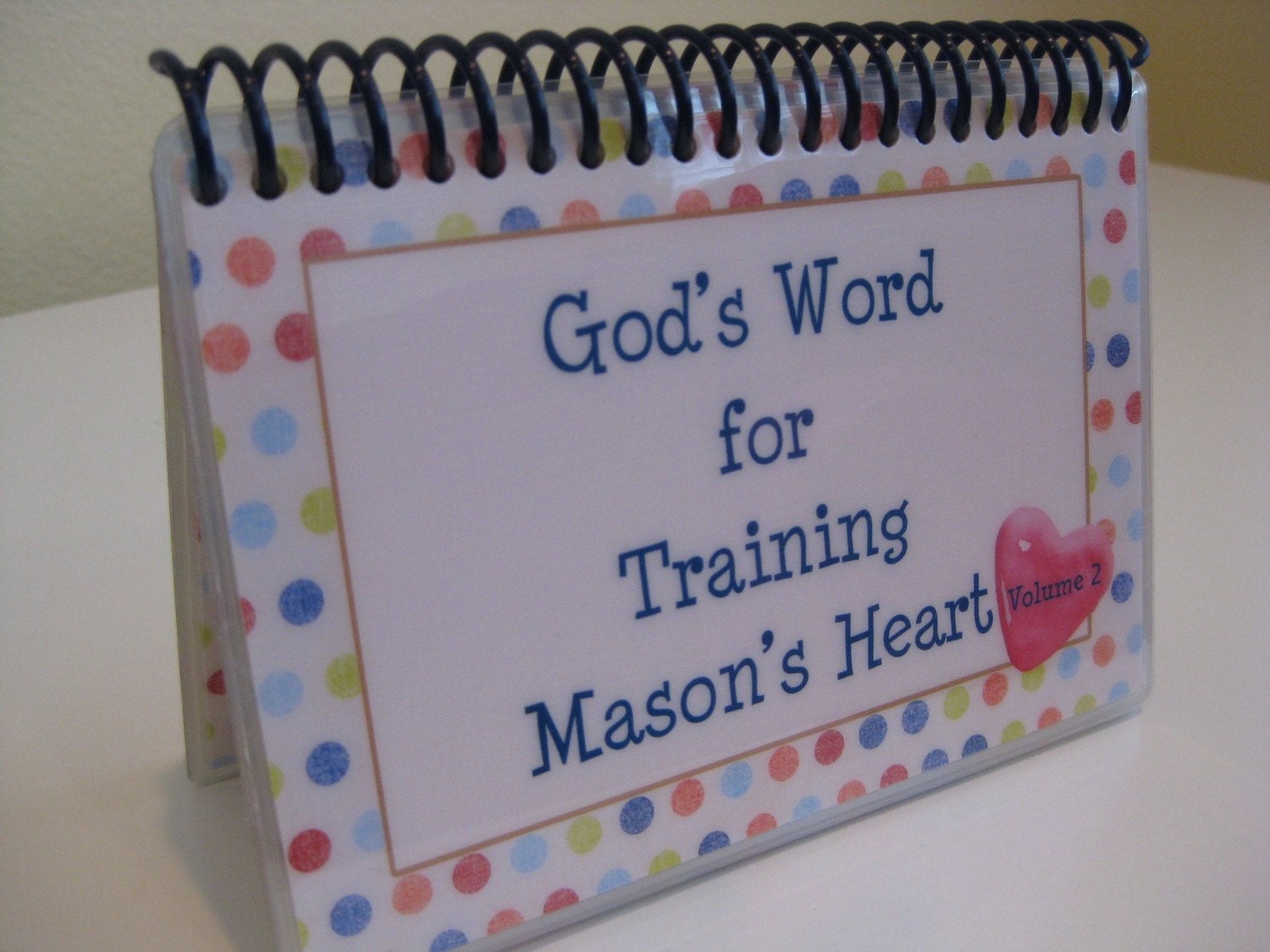God's Word for Training Your Child's Heart - Volume 2 - PERSONALIZED SET, Spiral Bound