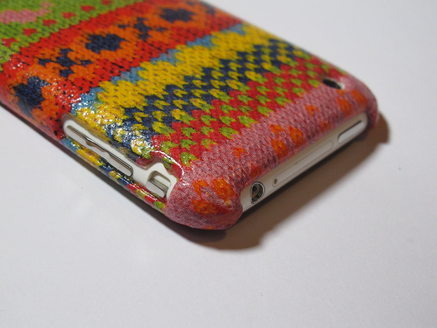 Knit iphone 3gs Case / iPhone 3G , iphone 3 Cover Decoupage