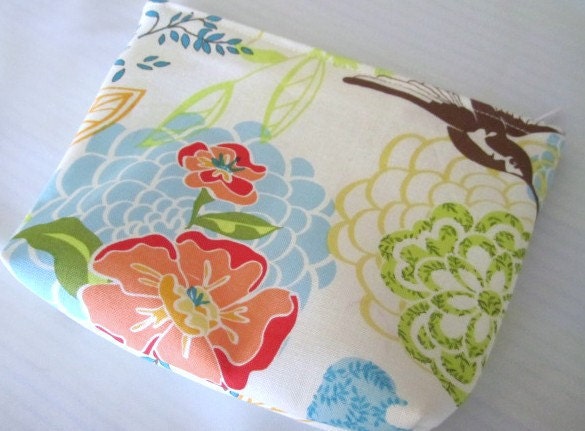 Cherry Blossom, Cosmetic, Make Up Bag Available Personalized