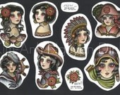 Traditional Girls - A3