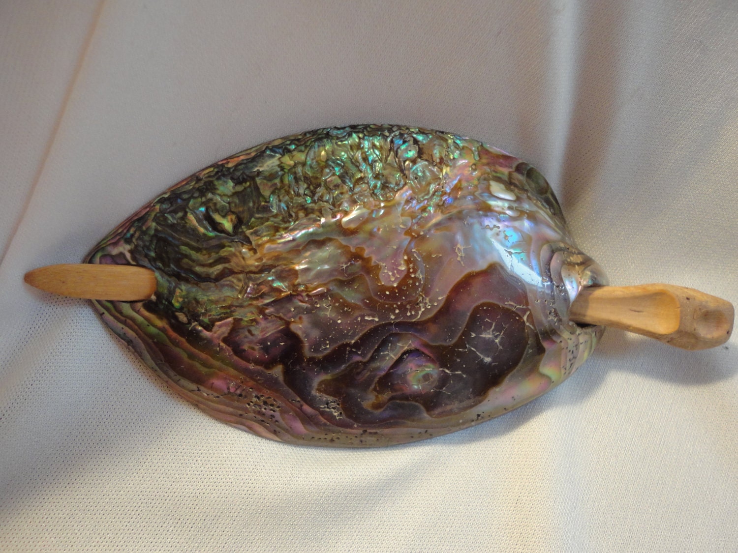 Vintage Abalone / Mother of Pearl Hair Clip