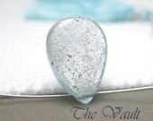 1 Aquamarine 15mm smooth pear briolette