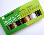 WonderFil Thread Invisafil 100 Weight Polyester Mini Thread Pack B002