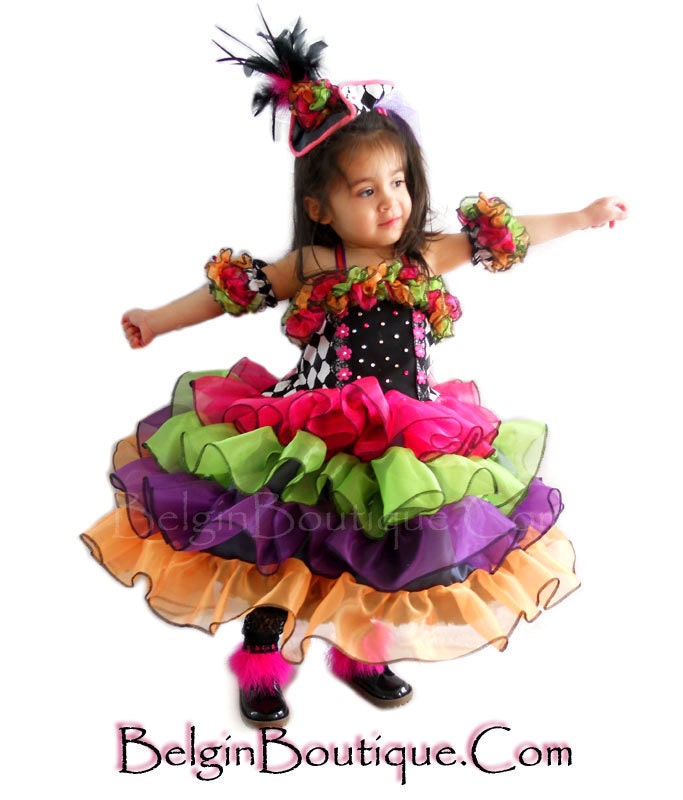 Pageant Carnaval Mardi grass Grass National Casual Wear Belgin Boutique custom size 6m 12m 18m 2T 3T 4 5 6 7 8 9 10 yrs