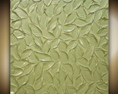 ORIGINAL Abstract  Art Textured Sage Green Modern acrylic impasto painting by Susanna