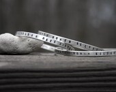 Well-behaved Women Seldom Make History Stamped Sterling Cuff  - Medium