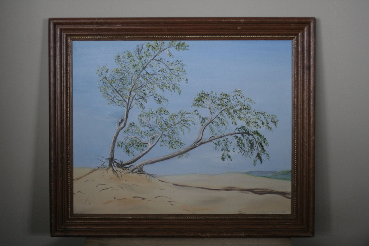 vintage landscape painting