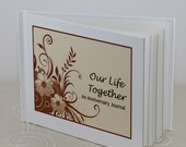 Wedding Anniversary Journal, Bridal Shower Gift Floral Style