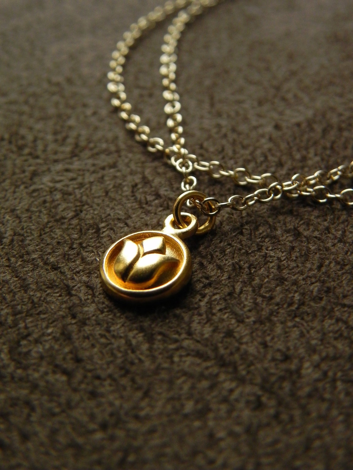 SALE  Vermeil Lotus and Gold Filled Chain Bracelet SALE