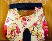 Fold over purse  with jean handle