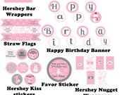 Winter ONEderland First Birthday Party Circles DIY Printable Complete Party Package