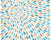 Raindrops Illustration No. 2