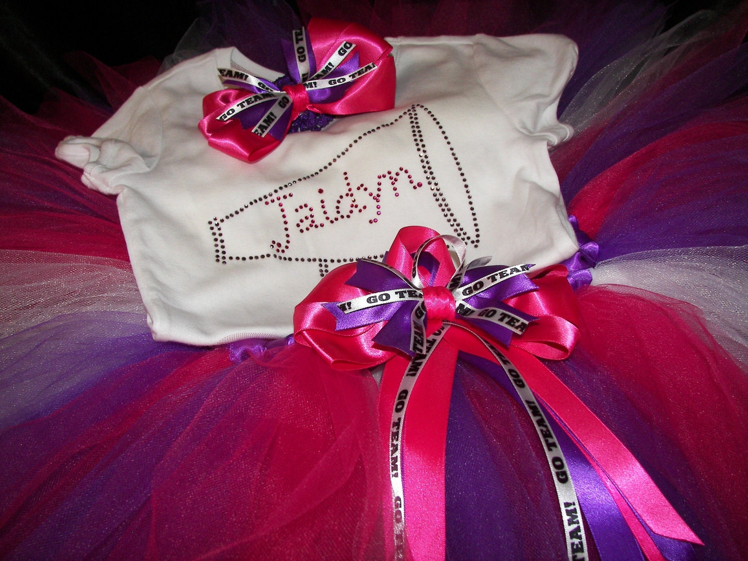 Lil Cheerleader BLING Tutu Set--Created in colors you choose--