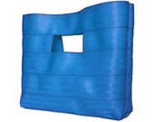 The Hyphen Bag in Blue - Blue Seatbelt Clutch Purse